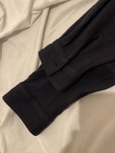 商品画像：長袖シャツ/M/ウール/BLK/無地 5