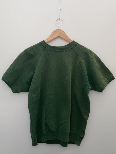 商品画像：70s/毛羽立ち/毛玉/ヤケ有/半袖スウェット/L/--/グリーン 2