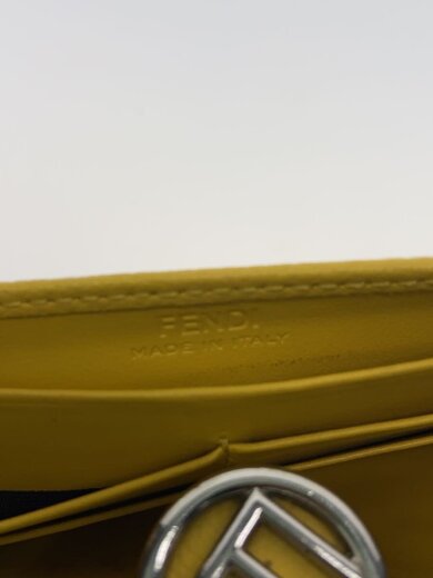 商品画像：長財布/レザー/YLW/無地/レディース 3