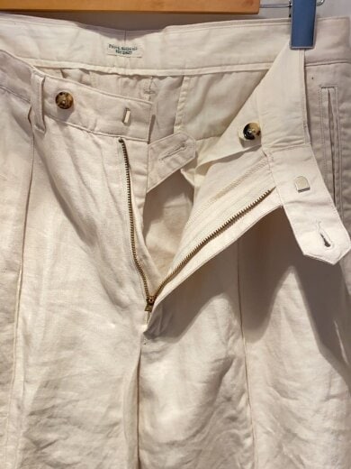 商品画像：LINEN PIN TUCK TROUSERS/スラックスパンツ/2/リネン/WHT/PMAJ-PT07 3