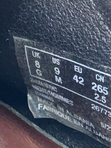 商品画像：WALLABEE/シューズ/26.5cm/ブラック/スウェード/61489943 5