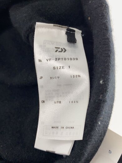 商品画像：ウォーターリペレントカシミヤ トラックパンツ/ボトム/1/カシミア/ブラック/VF-2PT01039 5