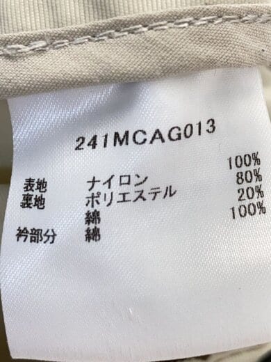 商品画像：ジャケット/34/ナイロン/BEG/241MCAG013 4