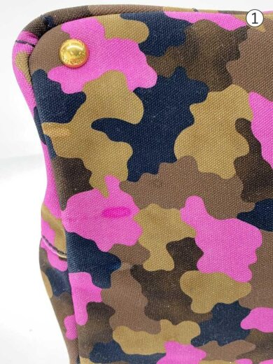 商品画像：カナパ/トートバッグ/キャンバス/カーキ/カモフラ 7