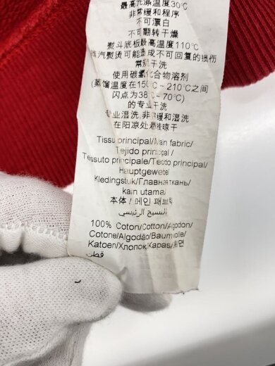 商品画像：スウェット/L/コットン/レッド/F865SW0014XA 4