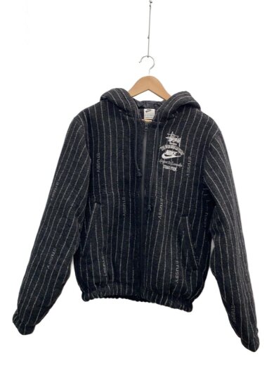 商品画像：NRG STRIPED WOOL JACKET BLACK/XS/ウール/BLK/ストライプ/DR2023-010 1