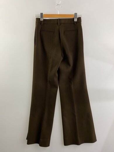 商品画像：ナチュラルストレッチウール セミフレアパンツ/34/ウール/BLK/22-04-54-04205 2