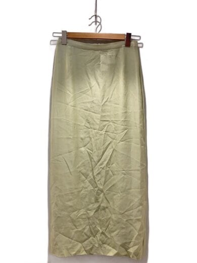 商品画像：ロングスカート/1/シルク/GRN/無地/A25SS02SL 1