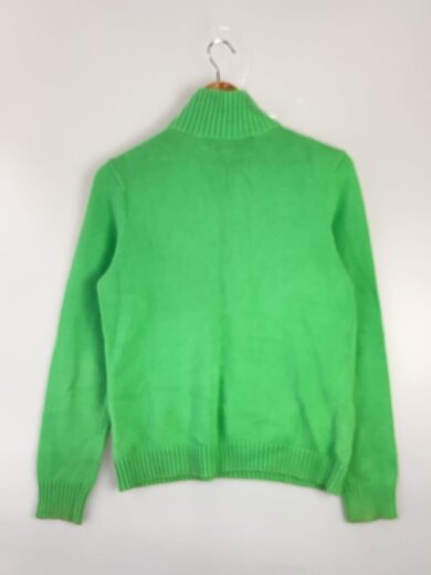 画像：RALPH LAURENニット・セーター(薄手)/M/コットン/GRN/無地2