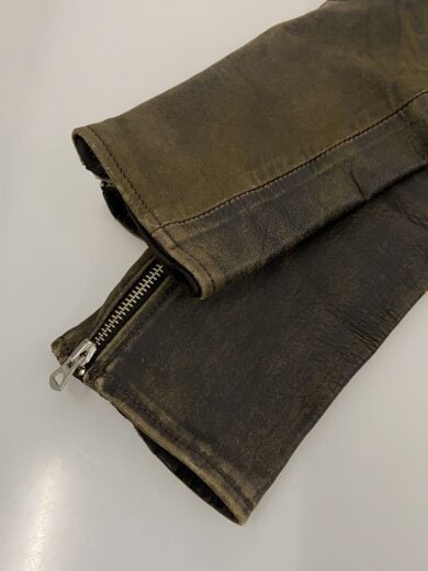 商品画像：07SS/purple期/レザードッキングジャケット/3/ウール/BLK/無地/7S211-J11 6