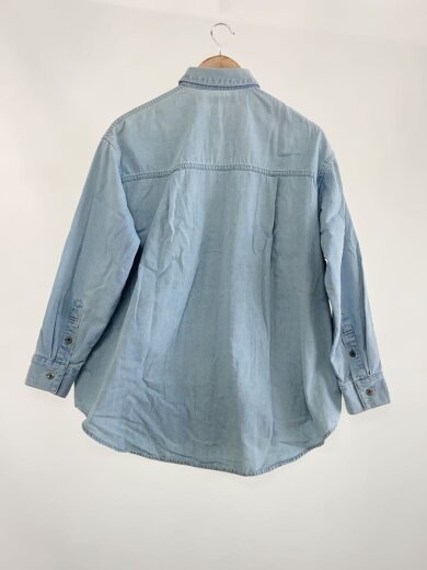 商品画像：ブラウス/FREE/コットン/BLU/無地/0123301200 2