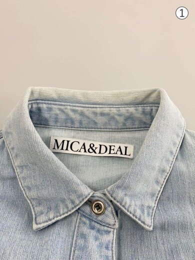 商品画像：ブラウス/FREE/コットン/BLU/無地/0123301200 6