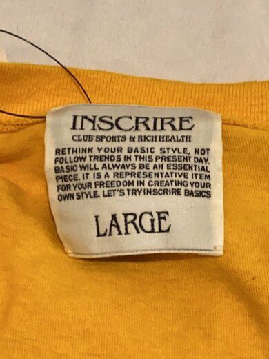 商品画像：Tシャツ/L/コットン/YLW/I25SS-BC111B 3