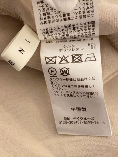 商品画像：ELENI/長袖シャツ/FREE/シルク/BEG/25050240501010 4