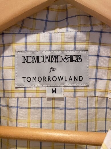 画像：individualized shirts半袖シャツ/M/コットン/WHT/チェック3