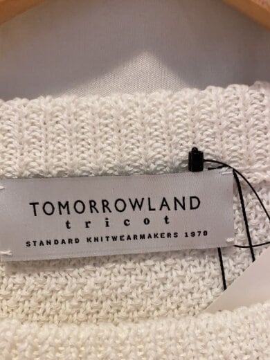 商品画像：コットンリネン クルーネックプルオーバー/S/コットン/WHT/無地/63-02-42-02026 3