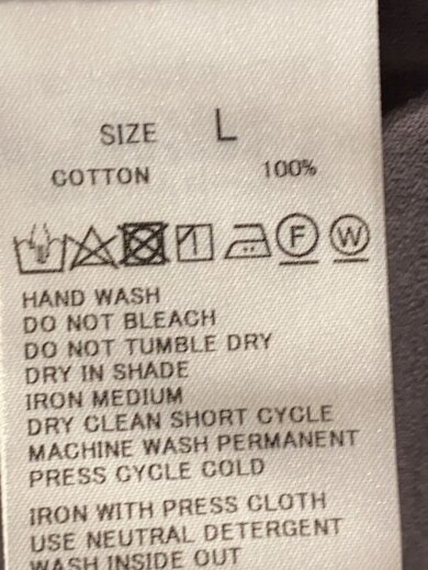 商品画像：40ゲージコットンジャージークルーネックプルオーバ/L/コットン/GRY/無地/63-11-42-113 4