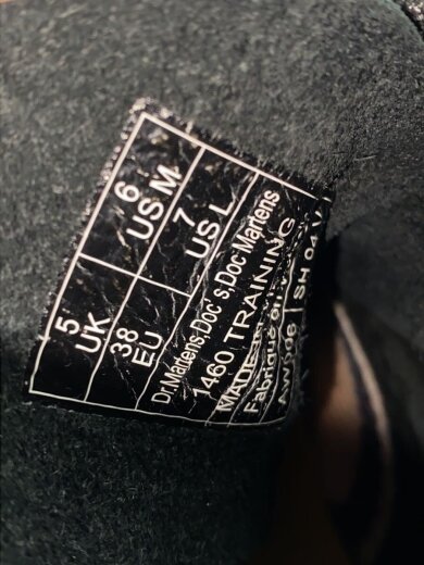 商品画像：1460 TRAINING/レースアップブーツ/UK5/BLK/1460 TRAINING// 5