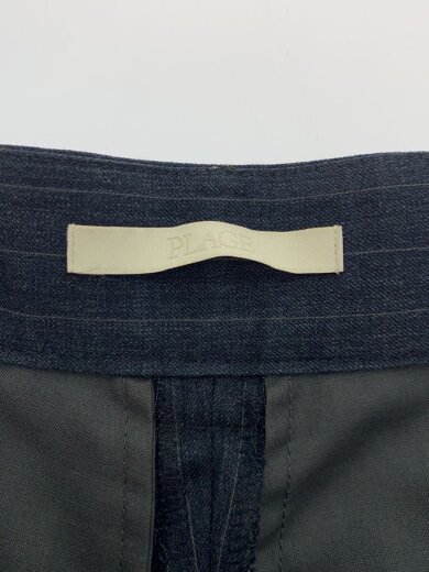 商品画像：THREE TUCK ワイド パンツ/ボトム/36/ウール/GRY/ストライプ/24030922823030// 4