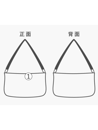 商品画像：hai/ワンショルダーバッグ/シルク/BLK// 8