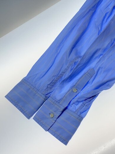 商品画像：EMBELLISHED STRIPE SHIRTS/36/コットン/BLU/ストライプ/K16SH421 5