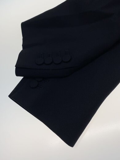 商品画像：ウールツイル シングルブレステッドジャケット/36/ウール/BLK/無地/48-07-34-07102// 5
