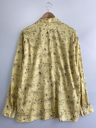 商品画像：Open collar L/S shirts/長袖シャツ/2/コットン/YLW/総柄/25SCR01// 2