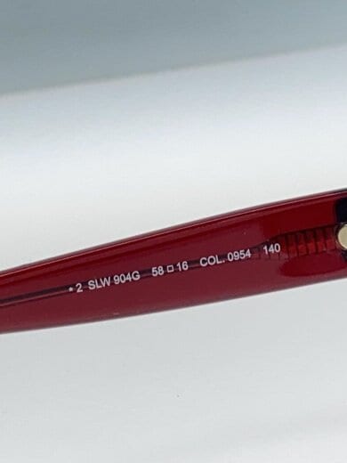 商品画像：サングラス/プラスチック/RED/GRY/レディース/SLW-904G// 5