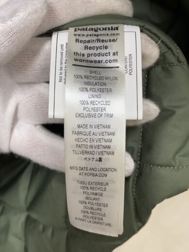 画像：patagoniaダウンジャケット/S/ナイロン/GRN/無地/STY26990FA21//5