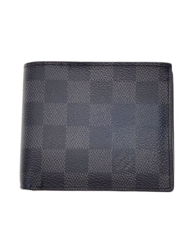 商品画像：2)ポルト・フォイユ・マルコNM_ダミエ・グラフィット/PVC/BLK/メンズ 1