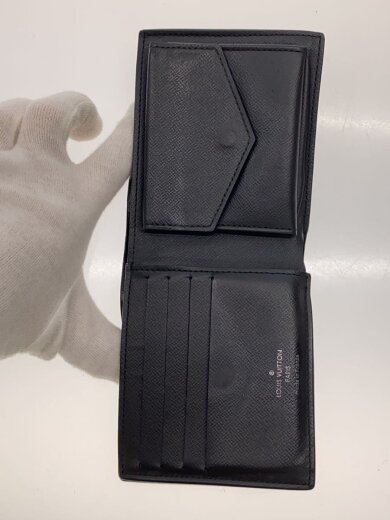 商品画像：2)ポルト・フォイユ・マルコNM_ダミエ・グラフィット/PVC/BLK/メンズ 4