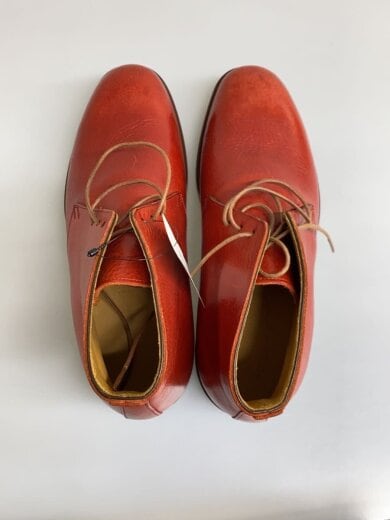 商品画像：金沢kokon/チャッカブーツ/--/RED/レザー 3