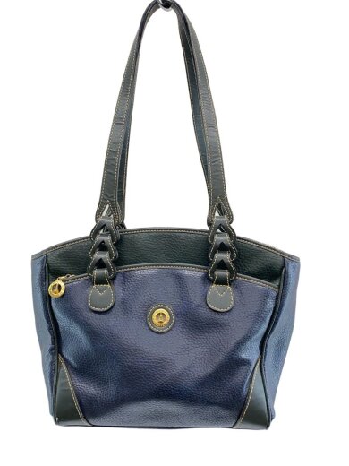 商品画像：ハンドバッグ/レザー/NVY// 1