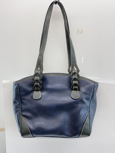 商品画像：ハンドバッグ/レザー/NVY// 3