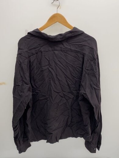 商品画像：19SS/レーヨンオープンカラーシャツ/長袖シャツ/1/レーヨン/BLK 2
