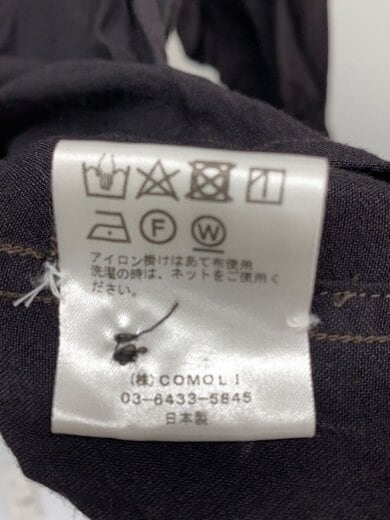 商品画像：19SS/レーヨンオープンカラーシャツ/長袖シャツ/1/レーヨン/BLK 4