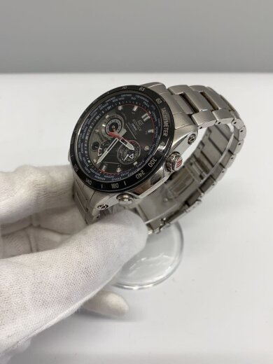 商品画像：クォーツ腕時計/アナログ/ステンレス/BLK/SLV/EQW-MI000D 2