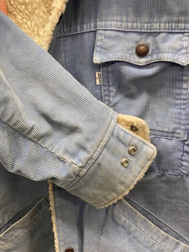 商品画像：70S/リペア有/ランチジャケット/裏ボア/コットン/BLU 4