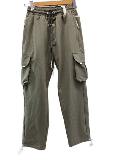 商品画像：カーゴパンツ/S/レーヨン/KHK/無地 1