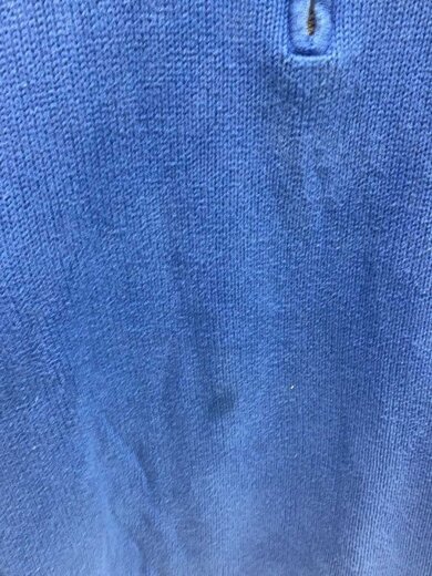 商品画像：ニット・セーター(厚手)/XL/コットン/BLU/無地// 5