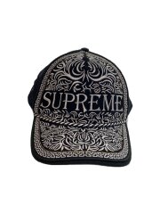 メッシュキャップ/--/アクリル/BLK/総柄/メンズ