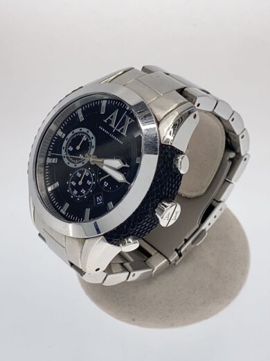 商品画像：クォーツ腕時計/アナログ/ステンレス/BLK/SLV/AX1213 2