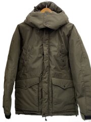 ダウンジャケット/L/ポリエステル/KHK/無地/焚き火ダウンジャケット