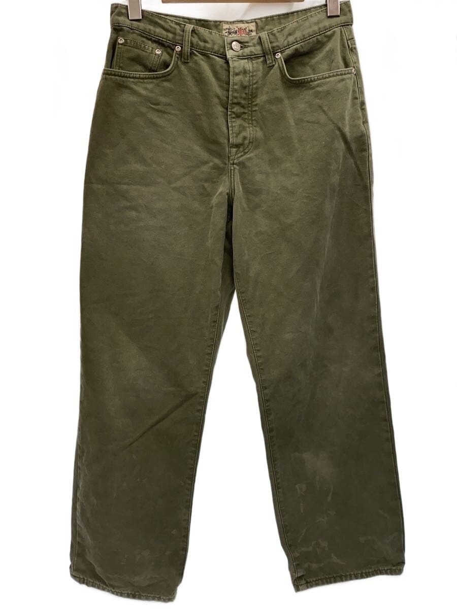 STUSSY / ボトム/30/コットン/KHK/無地