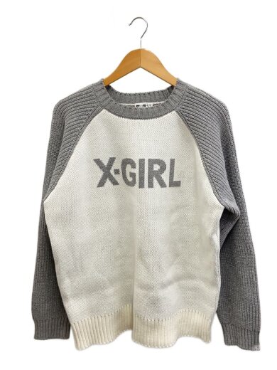 商品画像：ニット・セーター(薄手)/one/コットン/WHT/無地 1