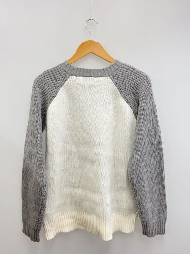 商品画像：ニット・セーター(薄手)/one/コットン/WHT/無地 2