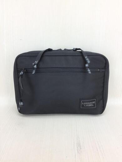 画像：LUGGAGE LABELLUGGAGE LABEL ラゲッジレーベル/ポーチ/ナイロン/BLK/無地1