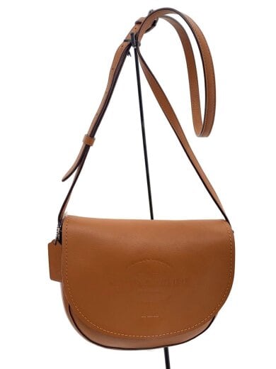 商品画像：ショルダーバッグ/レザー/BRW/無地/F59723 1