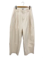 GROVE/ボトム/M/コットン/CRM/無地