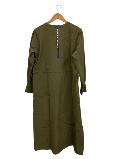 商品画像：長袖ワンピース/--/ナイロン/GRN/無地 2